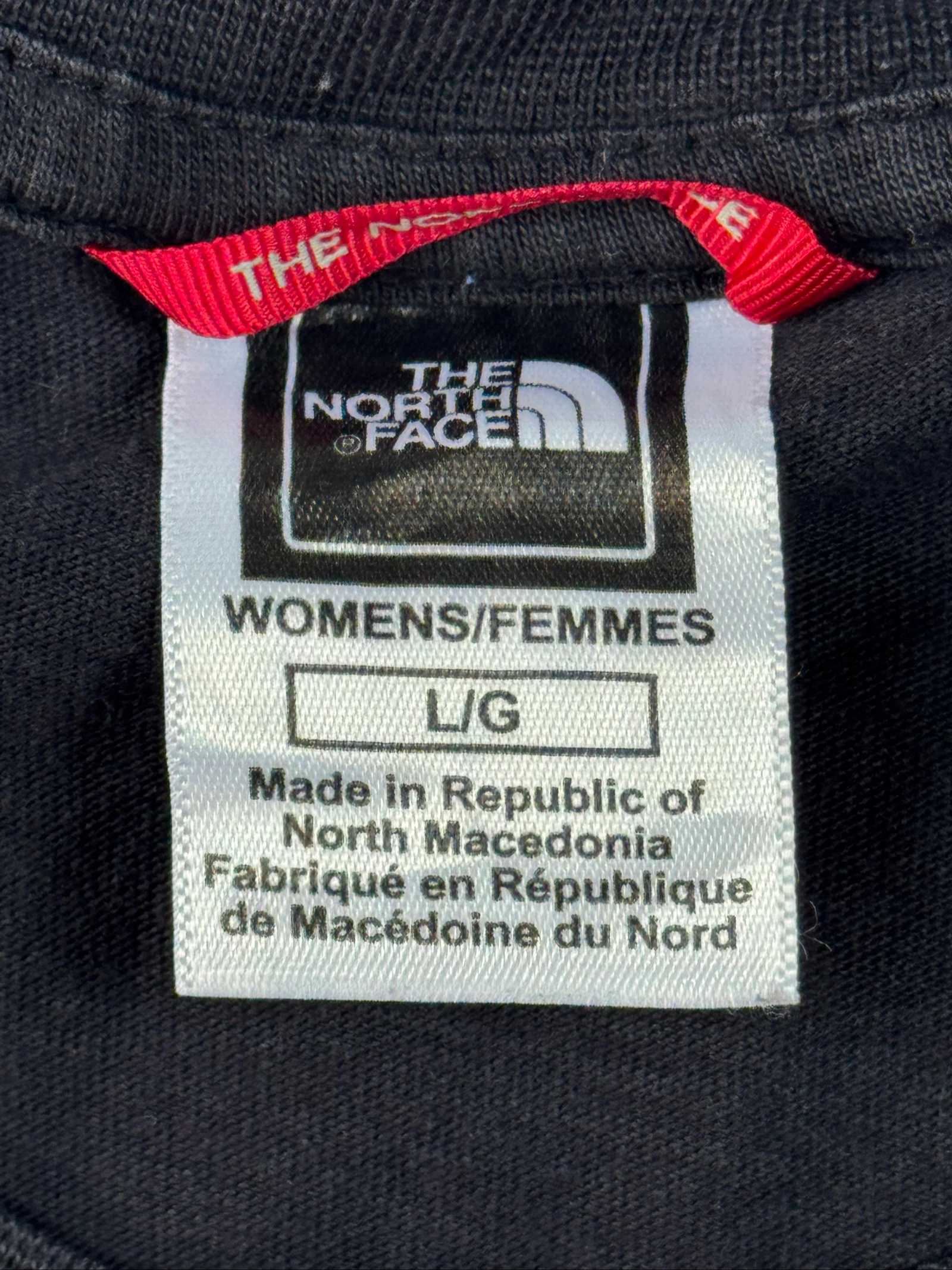The North Face T-shirt à logo Half Dome pour femme, noir, taille L – photo 5